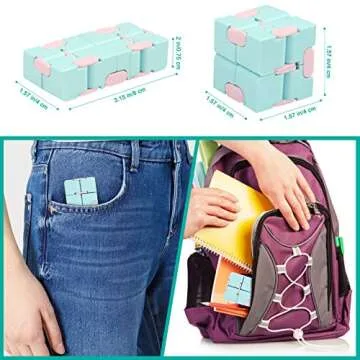 Infinity Cube Fidget Toy for Stress Relief and Fun