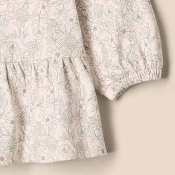 Stylish Baby Girls' 3/4 Sleeve Knit Top Pack of 2