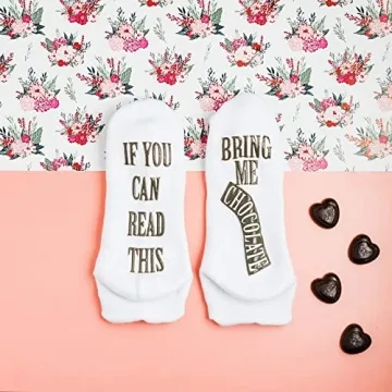 Funny Chocolate-Themed Novelty Socks for Women - Cozy & Cute