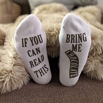 Funny Chocolate-Themed Novelty Socks for Women - Cozy & Cute