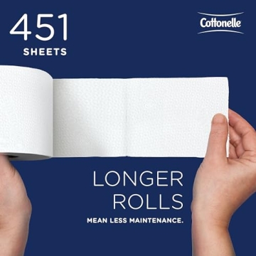 Cottonelle Professional Toilet Paper 20 Rolls, 451 Sheets Each