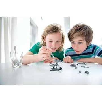 4M Toysmith, Green Science Salt Water Powered Robot Kit, STEAM Powered Kids, Beach Toy, For Boys & Girls 5+