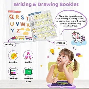 Unicorn LCD Writing Tablet - Fun Travel Doodle Board
