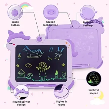 Unicorn LCD Writing Tablet - Fun Travel Doodle Board
