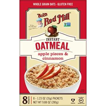 Bob's Red Mill Apple Cinnamon Oatmeal - Gluten Free & Quick