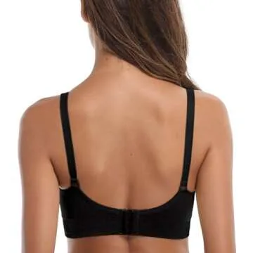 Lataly Womens Sleeping Nursing Bra Wirefree Breastfeeding Maternity Bralette
