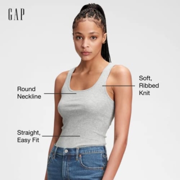 GAP Women’s Ribbed Tank Top – Versatile & Stylish Essential