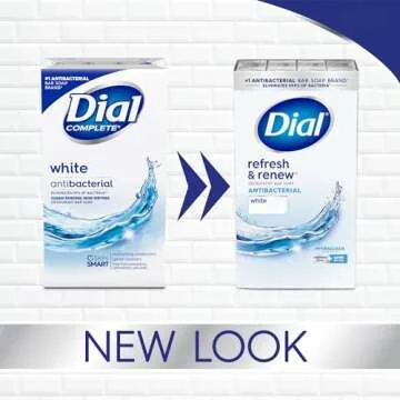 Dial Antibacterial Bar Soap - Refresh & Renew 8 Bars