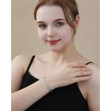 WEDDINEN Initial Bracelet,14K Gold Plated Letter Bracelets for Women, Thick Bangle Wrist Gold Alphabet Bracelet for Women, Christmas Gifts for Women Jewelry Initial V Charm Chain