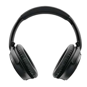 Bose QuietComfort 35 Series II Wireless Headphones, Black, Noise Cancelling with Budrug LLC Airplane Flight Adapter - Worldwide Version Bundle