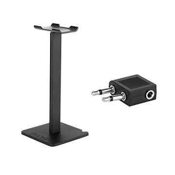 Bose QuietComfort 35 Series II Wireless Headphones, Black, Noise Cancelling with Budrug LLC Airplane Flight Adapter - Worldwide Version Bundle