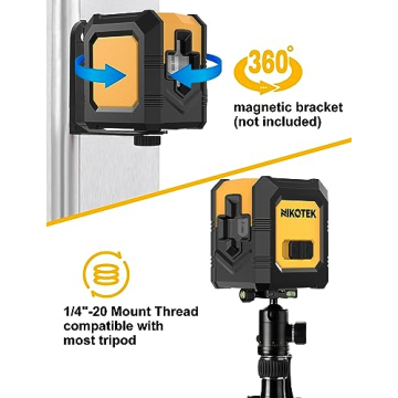 Nikotek Green Laser Level for DIY Projects and Home Use