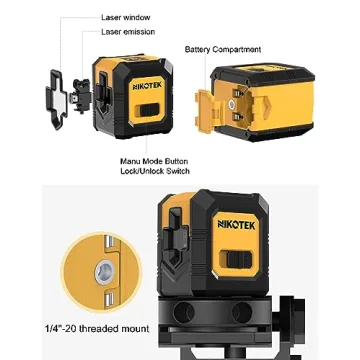 Nikotek Green Laser Level for DIY Projects and Home Use