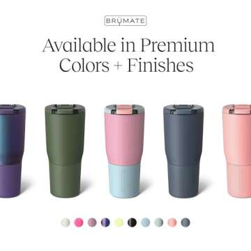 BrüMate Nav 25oz 100% Leak Proof Insulated Travel Tumbler with Magnetic BevLock™ Lid - Double Wall Cup-Holder Friendly Stainless Steel Mug (Dark Aura)