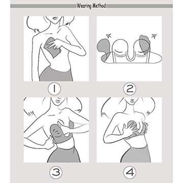 Apriddeo Adhesive Bra for Strapless Styles