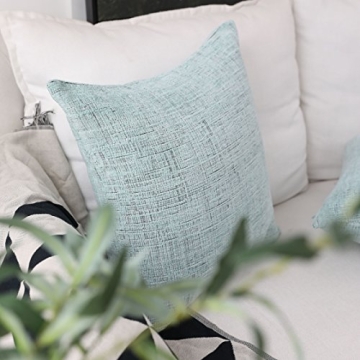 Home Brilliant Chenille Throw Pillow Covers 18x18 Pack of 2