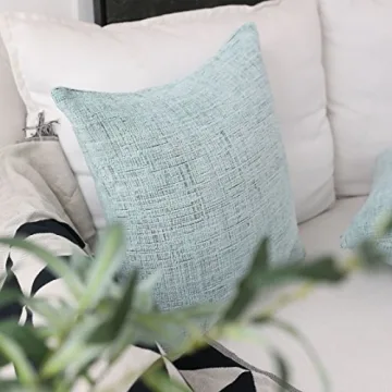 Home Brilliant Chenille Throw Pillow Covers 18x18 Pack of 2