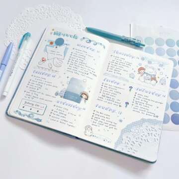 LEAGIM Blank Journal Notebook, A5, 192 Pages 100 GSM Thick Sketch Book for Women Men, Hardcover Leather Unlined Journaling for Work, Notebooks for Writing, 5.8 inches x 8.5 inches (Green)