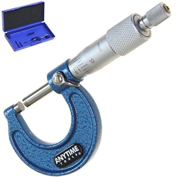 Anytime Tools Premium 0-1" Micrometer - Precision Machinist Tool for All
