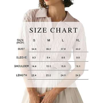 Imily Bela Women's Cable Short Sleeve Sweater Light Brown