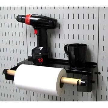 Wall Control Durable Paper Towel Holder for Pegboard
