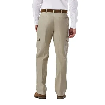 Haggar Stretch Comfort Cargo Expandable Waist Pants