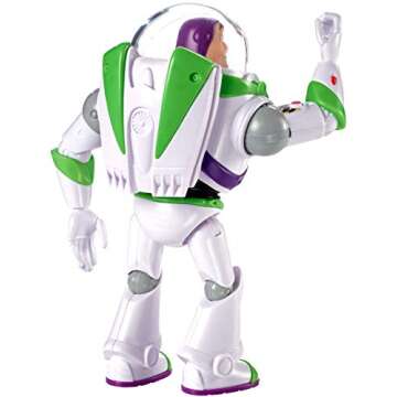 Mattel Toy Story 4 Buzz Lightyear Figure in Space Suit with Helmet, Movie-inspired Scale, Highly Posable for Action Storytelling Play