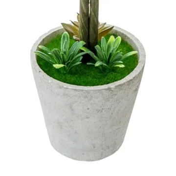 MyGift 14.5 Inch Artificial Boxwood Topiary Tree - 2 Pack