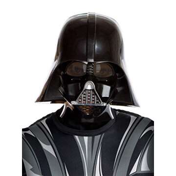 Star Wars Darth Vader Shirt & Mask Costume Set for Adults - Large Size
