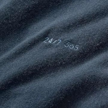 Lands' End Mens Fine Gauge Cashmere Sweater Charcoal Heather Regular Large