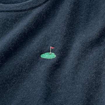 Lands' End Mens Fine Gauge Cashmere Sweater Charcoal Heather Regular Large