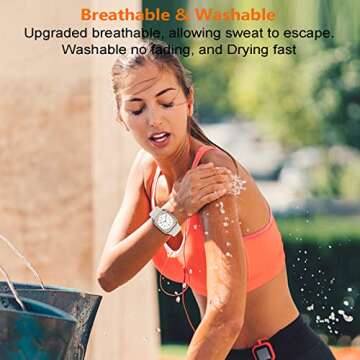 3 Packs Stretchy Nylon Solo Loop Band Compatible with Apple Watch Band 38mm 40mm 41mm 42mm 44mm 45mm for Women Men, Adjustable Sport Elastic Strap for iWatch Series SE/7/6/5/4/3/2/1