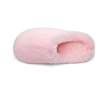 Cozy Pink Fuzzy Slippers for Women - Comfort & Style