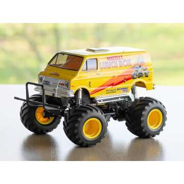 TAMIYA America, Inc 1/12 Lunch Box 2WD Monster Truck Kit, TAM58347