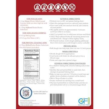 Mom's Place Gluten Free Soft Pretzels with Sea Salt Mix, Soft Pretzel Making Kit, 1-Pack, Easy to Ma...