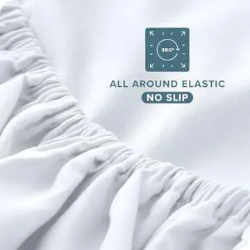 Bare Home Ultra-Soft Queen Sheet Set with Deep Pockets and Care Features