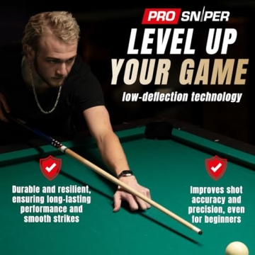 Premium Pool Cue Set of 4 Canadian Maple Cues and Chalks