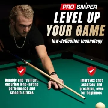 Premium Pool Cue Set of 4 Canadian Maple Cues and Chalks