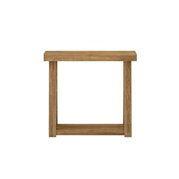 Plank+Beam Solid Wood Console Table with Storage, 36 Inch, Sofa Table with Shelf, Narrow Entryway Table for Hallway, Behind The Couch, Living Room, Foyer, Easy Assembly, Pecan