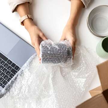 Yens 3/16" Bubble Wrap Rolls - 700ft Perforated Packaging