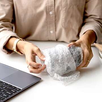 Yens 3/16" Bubble Wrap Rolls - 700ft Perforated Packaging