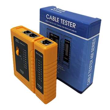iMBAPrice RJ45 Network Cable Tester for All Cable Types