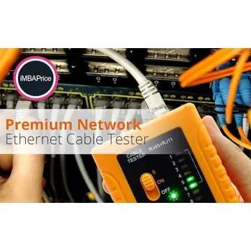 iMBAPrice RJ45 Network Cable Tester for All Cable Types