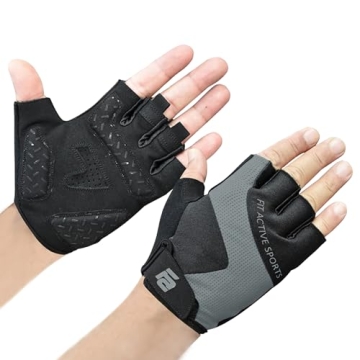 Fit Active Sports, Max Grip Weight Lifting Gloves for Men & Women | Non-Slip Workout Gloves for Gym,...