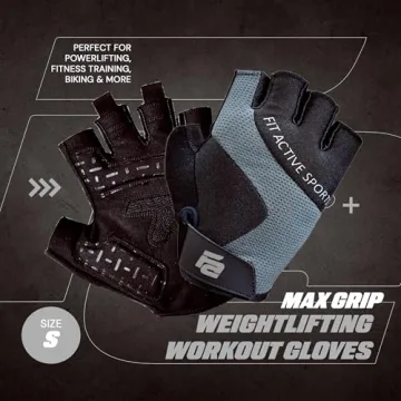 Max Grip Weight Lifting Gloves for Enhanced Performance