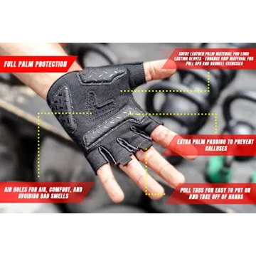 Max Grip Weight Lifting Gloves for Enhanced Performance