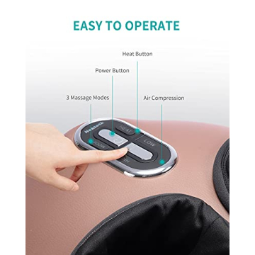 Nekteck Shiatsu Foot Massager with Heat Deep Kneading Therapy