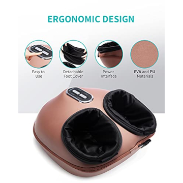 Nekteck Shiatsu Foot Massager with Heat Deep Kneading Therapy