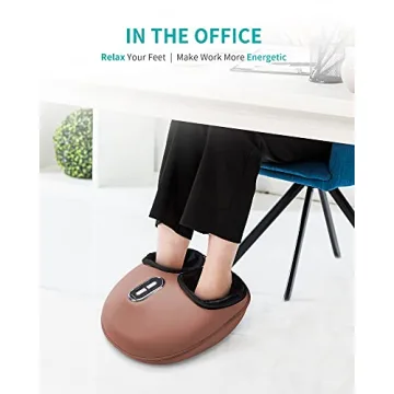 Nekteck Shiatsu Foot Massager with Heat Deep Kneading Therapy