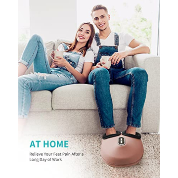 Nekteck Shiatsu Foot Massager with Heat Deep Kneading Therapy